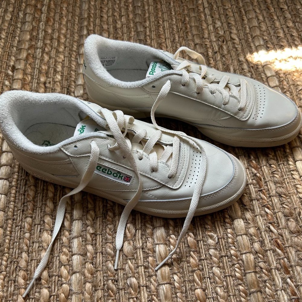 Reebok Off White Club C 85 Vintage Women's 10.5